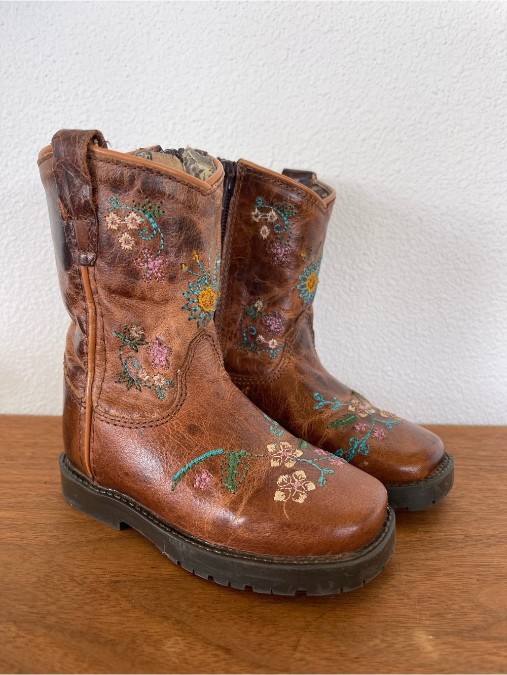 Shyanne Toddler Floral Western Boots
